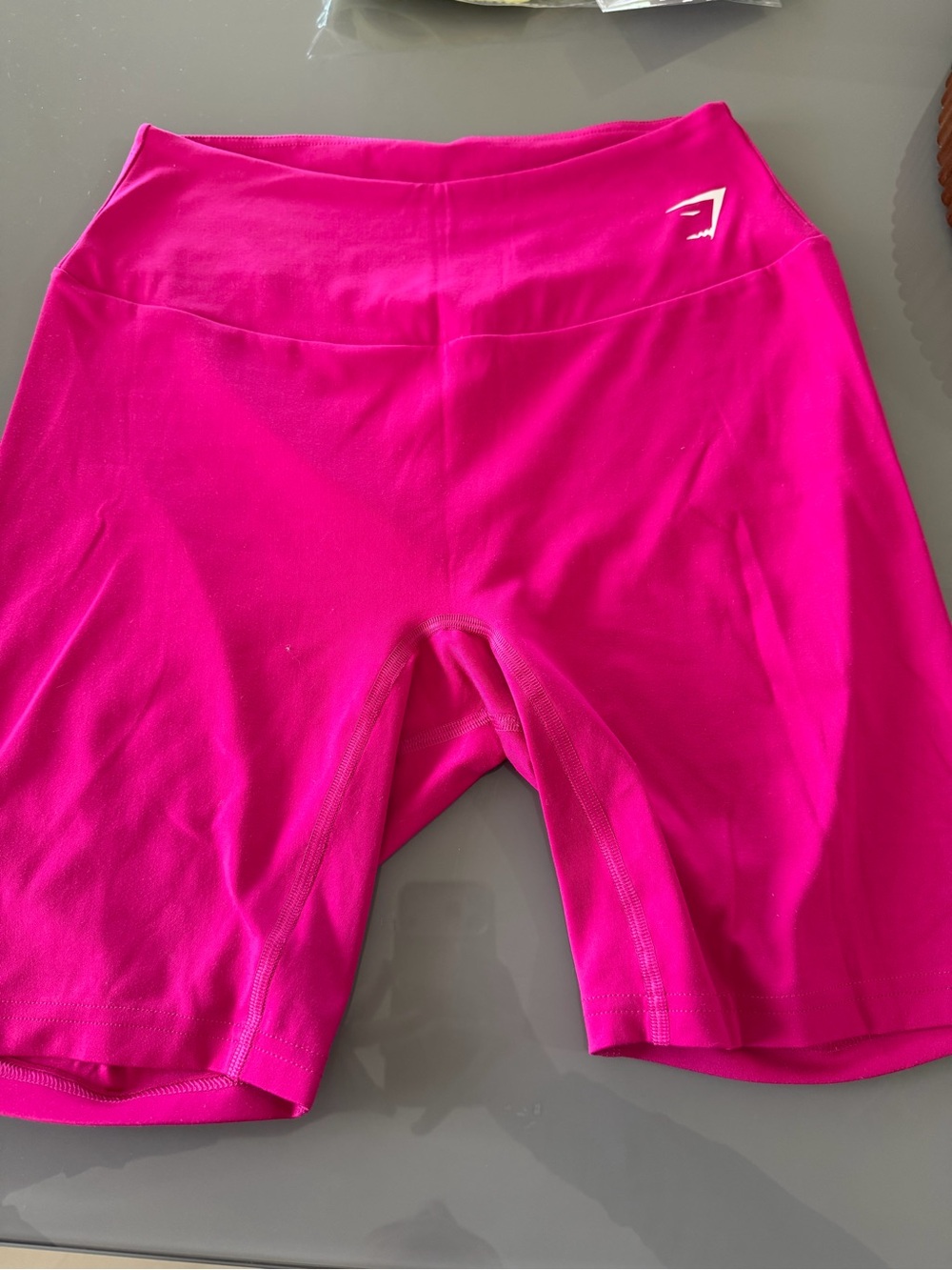 Gymshark Pink High-Waisted Bike Shorts